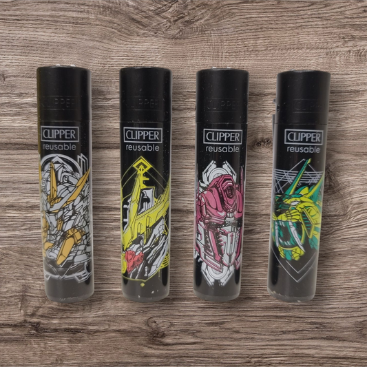 Clipper Large 4er Set - Robot Invasion -