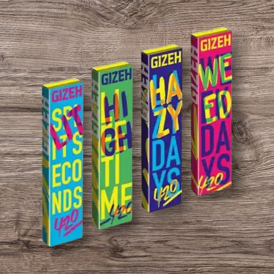 Gizeh 420 Edition King Size Slim + Tips  4er Pack