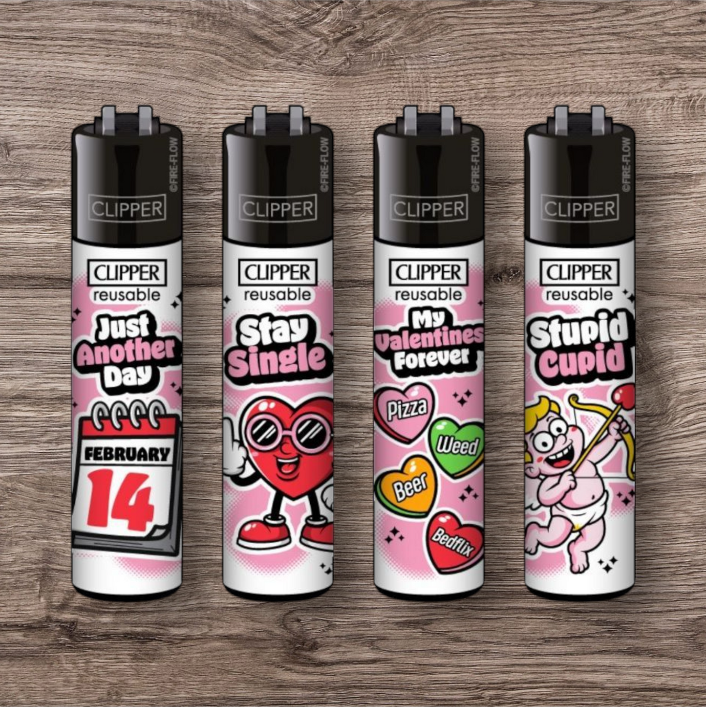 Clipper Large 4er Set - Anti Valentine -