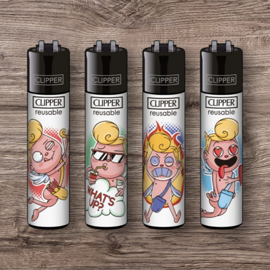 Clipper Large 4er Set - Funny Cupid -