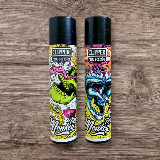 Clipper Large 2er Set - Monkey King Skulls -