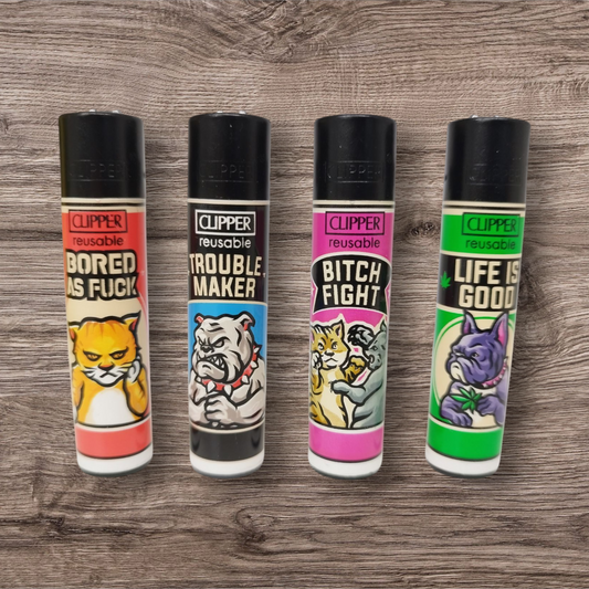Clipper Large 4er Set - Vintage Mascots -