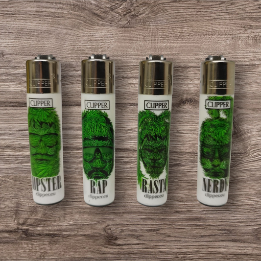 Clipper micro - Weed Silhouttes - 4er Set