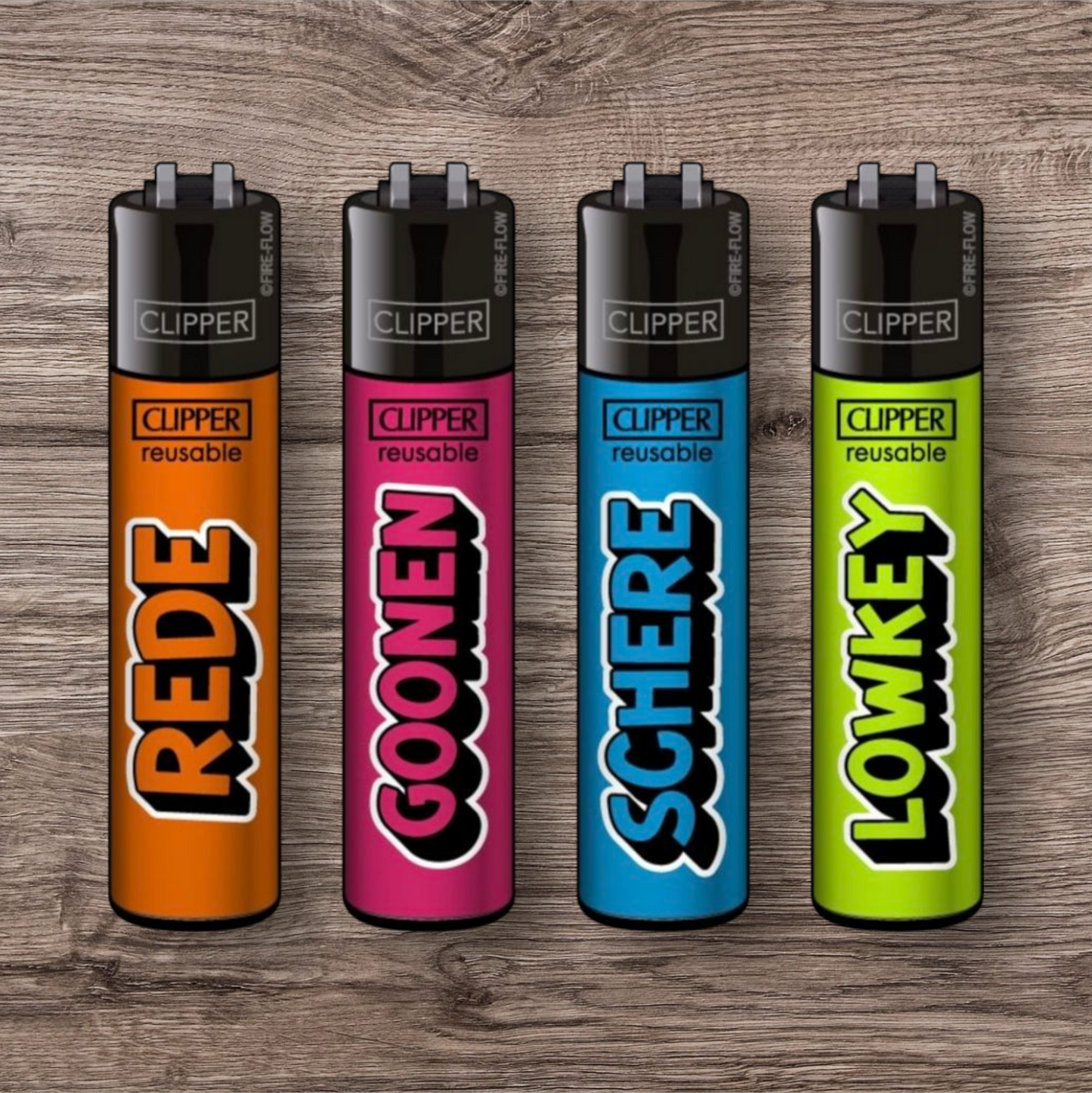 Clipper large 4er Set FFX - Jugendwort 2025 -