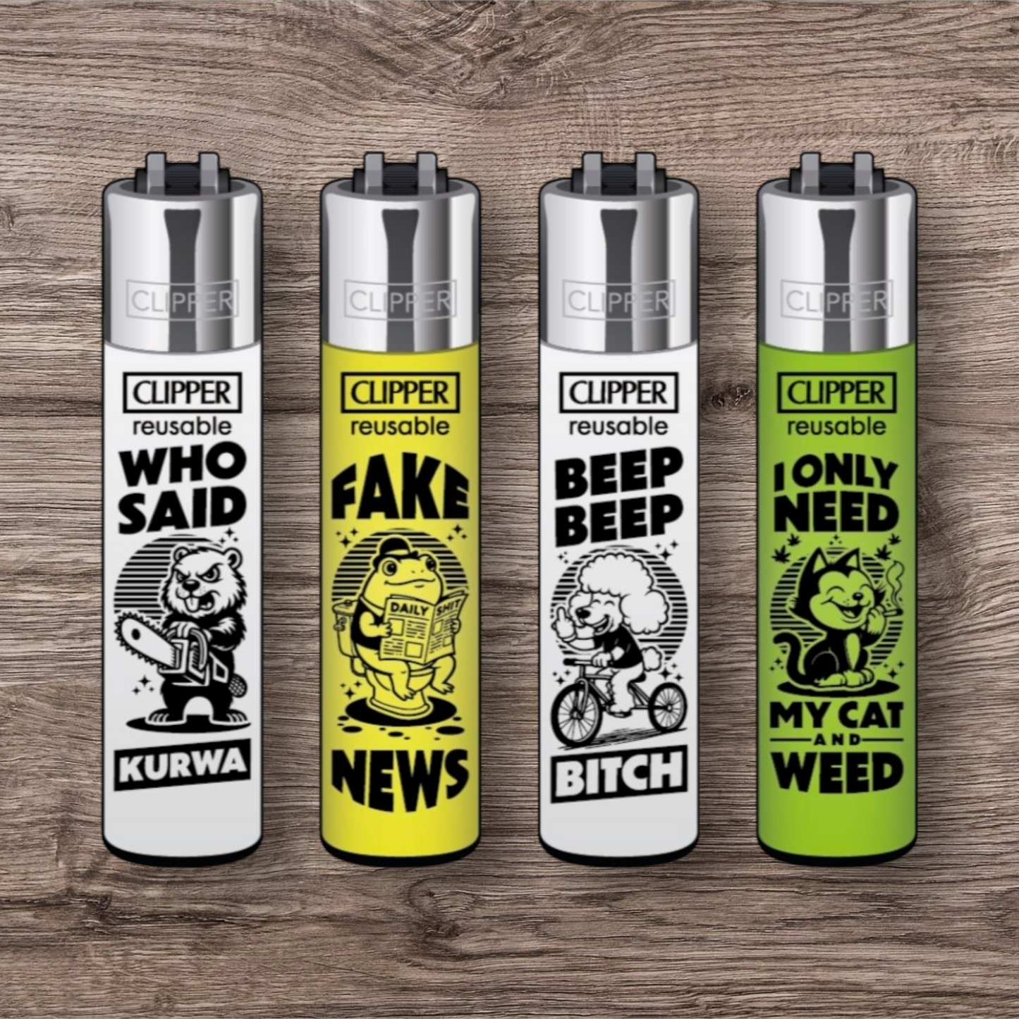 Clipper Large 4er Set -FFX Statements #3 -