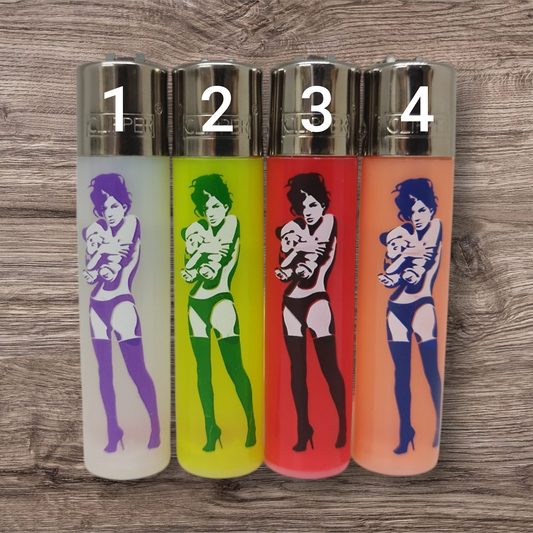 Clipper Large - Teddy Girls - Red Pin