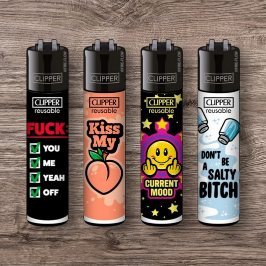 Clipper Large 4er Set - Mix Slogan #13 -