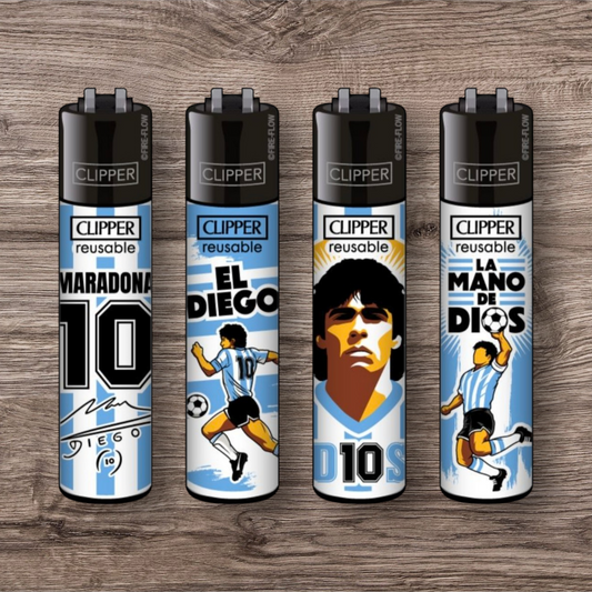Clipper Large 4er Set - Maradona -